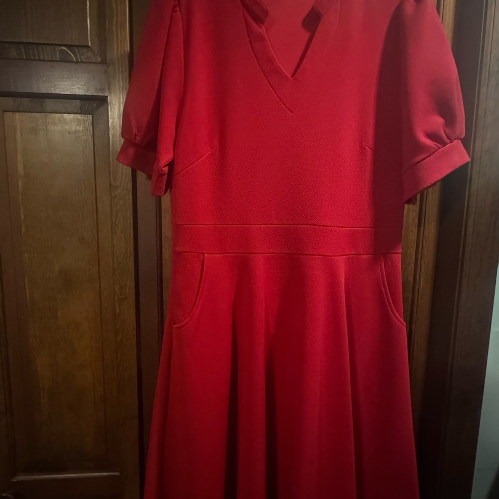 Elegant Red Women's Dress